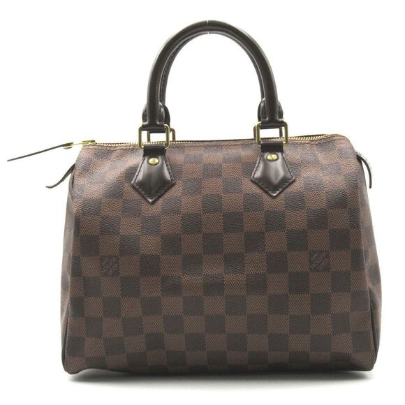 LOUIS VUITTON Speedy 25 Hand bag N41365 Damier canvas leather Ebene GHW - Picture 3 of 13